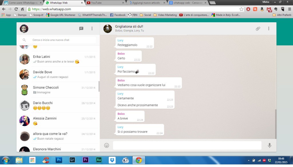 E’ arrivata WhatsApp Web per computer